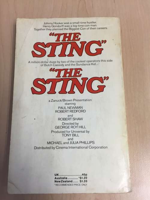 THE STING - ROBERT WEVERKA